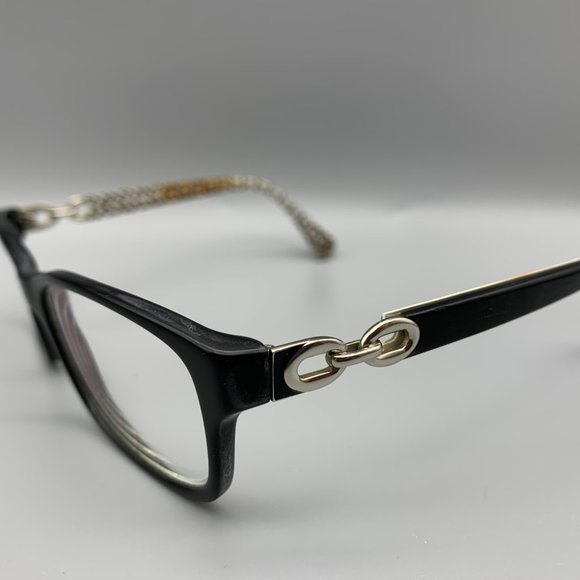 Coach HC6052 Fannie (5214) Black/ White Acetate Full Rim  Coach HC6052 Fannie Black Acetate Full Rim Glasses